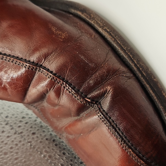 Vintage Brown Leather Florsheim Chukkas - Picture 11 of 14